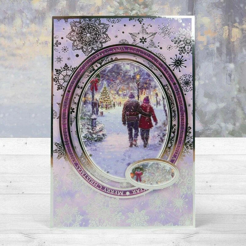 Hunkydory Luxury Card Collection Snowy Season/Christmas Couple