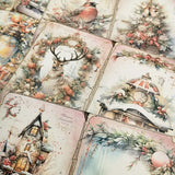 10 Junk Journal Christmas Papers