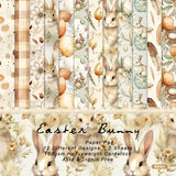 Easter Bunny Paper Pack 6"X6" 24/Pkg