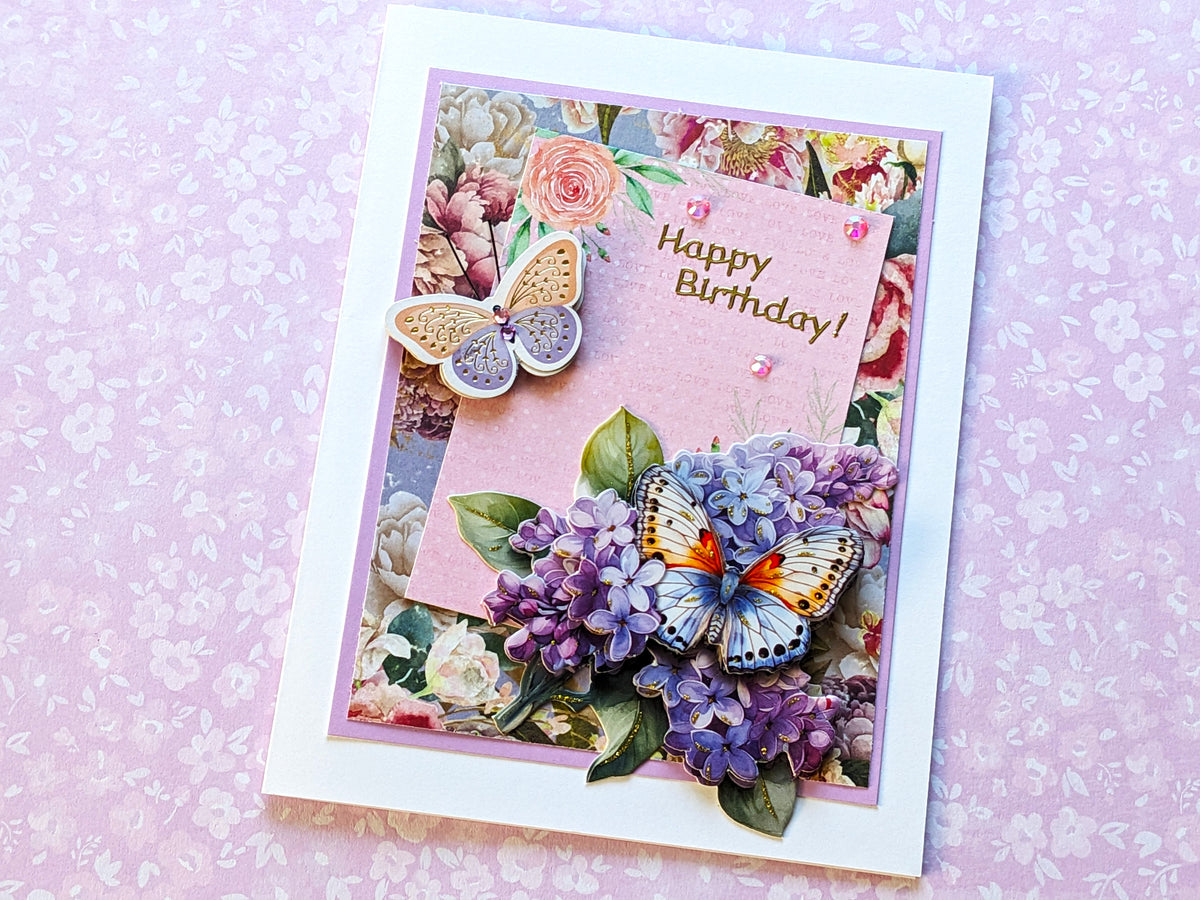 Easy 3D Die-Cut Topper - Butterflies & Flowers – European Papercrafts