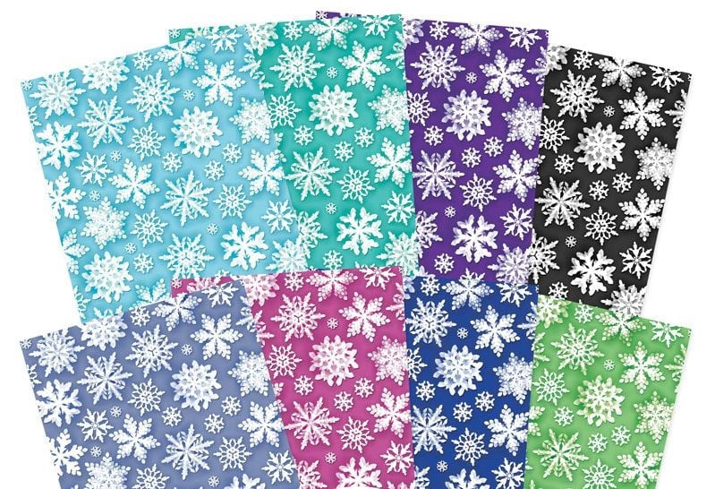 Christmas Cardstock Pack - Snowflakes