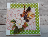 Easy 3D Die-Cut Toppers - Flowers & Feathers