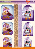 Charming Owls 3D Die-Cut Value Pack
