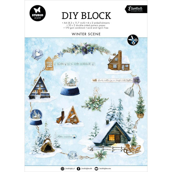 Studio Light Essentials DIY Block - Winter Scene