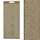 Micro Glitter Border Stickers 2mm in gold