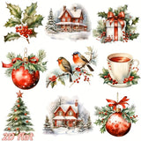 Cozy Christmas Sticker Pack (20 pcs)