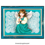 Easy 3D Die-Cut Topper - Praying Angels