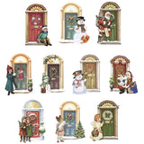 Easy 3D card toppers - Winter Doors