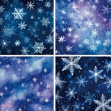 Frozen Winter Snowflake Single-Sided Paper Pack 6"X6" 24/Pkg