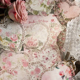 Vintage Paper Heart Shaped Lace Doilies variety pack