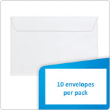 6"x9" White Envelopes (10)