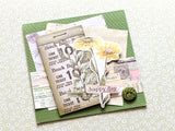 Simple Stories Double-Sided Paper & Ephemera Combo Pack - Simple Vintage Meadow Flowers