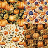 Harvest Pumpkin Single-Sided Paper Pack 6"X6" 24/Pkg