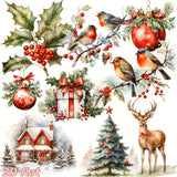 Cozy Christmas Sticker Pack (20 pcs)