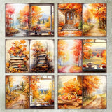 Autumn Leaves & Apples A5 Paper Pack: 36 Sheets