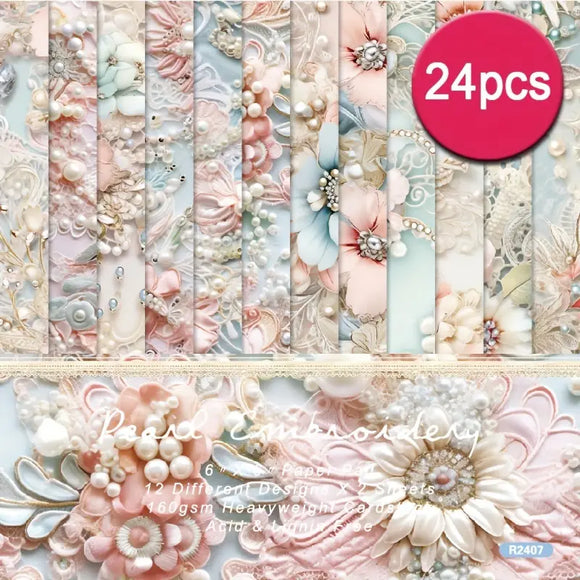 Pearls & Lace Paper Pack 6