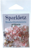 Buttons Galore Sparkletz Embellishment Pack 10g - Pink Flamingo
