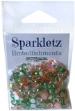 Buttons Galore Sparkletz Embellishment Pack 10g - Cactus