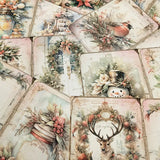10 Junk Journal Christmas Papers