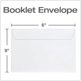 6"x9" White Envelopes (10)