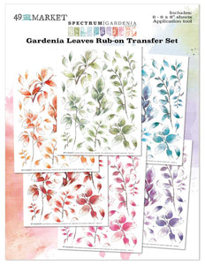 Spectrum Gardenia Rub-Ons 6"X8" 6/Sheets