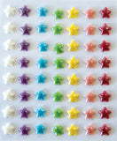 Craft Consortium Adhesive Enamel Dots 56/Pkg - Fairy Wishes; Stars