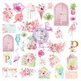 Prima Postcards From Paradise Paper and Die-Cut Combo Pack