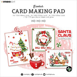 Studio Light Card Making Pad 7.87"X7.87" - Ho Ho Ho