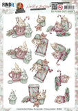 Find It Trading Yvonne Creations 3D Push Out Sheet - Hot Chocolate, World Of Christmas