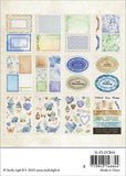 Studio Light Die-Cut Pad, 24 sheets, Hydrangea Frames