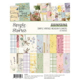 Simple Stories Double-Sided Paper & Ephemera Combo Pack - Simple Vintage Meadow Flowers