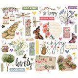 Simple Stories Double-Sided Paper & Ephemera Combo Pack - Simple Vintage Meadow Flowers