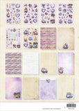 Studio Light Essentials Die-Cut Paper Pad 11.5"X8.25" 32/Pkg - Lavender Season