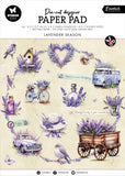 Studio Light Essentials Die-Cut Paper Pad 11.5"X8.25" 32/Pkg - Lavender Season