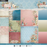 Studio Light Vintage Diaries Background Paper Pad 8"X8"