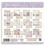 Stamperia Double-Sided Paper Pad 8"X8" 10/Pkg - Lavender