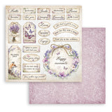 Stamperia Double-Sided Paper Pad 8"X8" 10/Pkg - Lavender