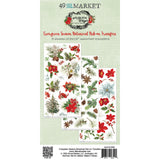 49 And Market Rub-On Transfer Set - Botanical, Evergreen Season