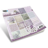 Find It Trading Berries Beauties Paper Pack 8"X8" 18/Pkg - Design, Lovely Lilacs