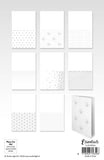 Studio Light Essentials Foiled Cards 4.25"X5.5" 24/Pkg - Silver Christmas