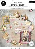 Studio Light Designer Die-Cut Paper Pad 8.26"X11.57" 28/Pkg - Romantic Christmas