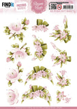 Find It Precious Marieke Punchout Sheet - Pink, Blossom Blush