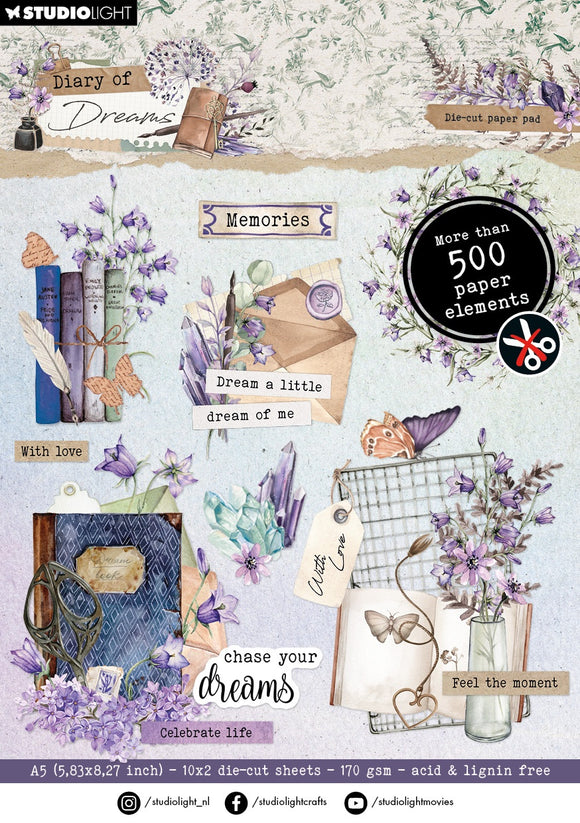 Diary Of Dreams Collection Paper Pad 5.83