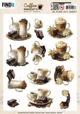 Find It Trading Berries Beauties Push Out Sheet - Cacao, Coffee Moments