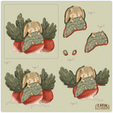 Craft Consortium 3D Decoupage 8"X8" Pad 18/Pkg - Amongst The Hedgerow