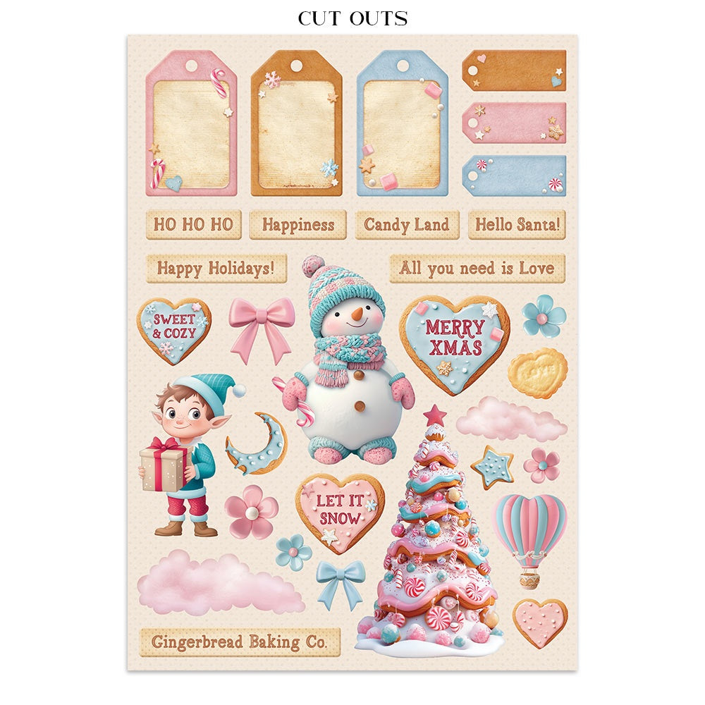 Stamperia Ephemera Scrapbook Paper Pad 30.5x30.5cm - Acid Free Single Sided Craft Paper Stamperia Hidden Grove