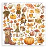 Stamperia Scrapbooking Pad 8"X8" 10/Pkg - Whispering Woods