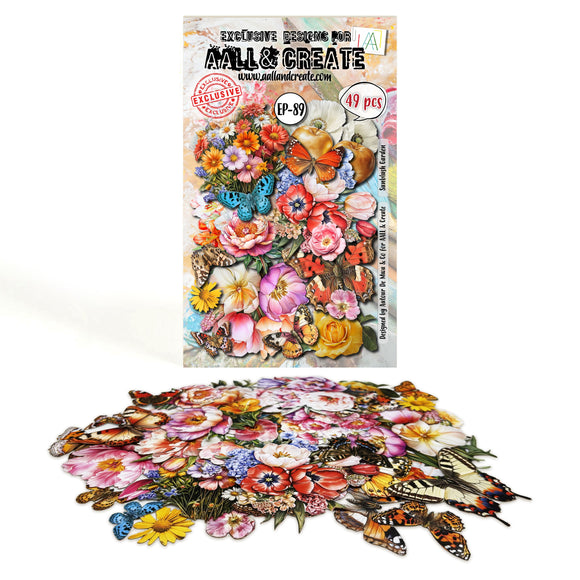 AALL And Create Ephemera - Sunblush Garden