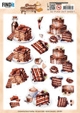 Find It Trading 3D Pushout Sheet - Sweet Moments/Baked with Love