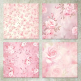 Valentine Roses Paper Pack 6"X6" 12/Pkg